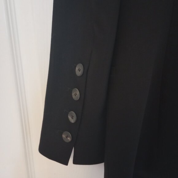 Designer Helmut Lang Black Wool Blazer sz 4 - Picture 9 of 13